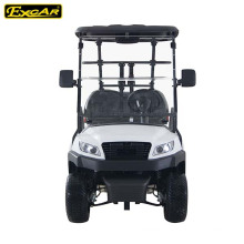 Red Aluminum Wheel Electric Golf Cart 4 Seaters